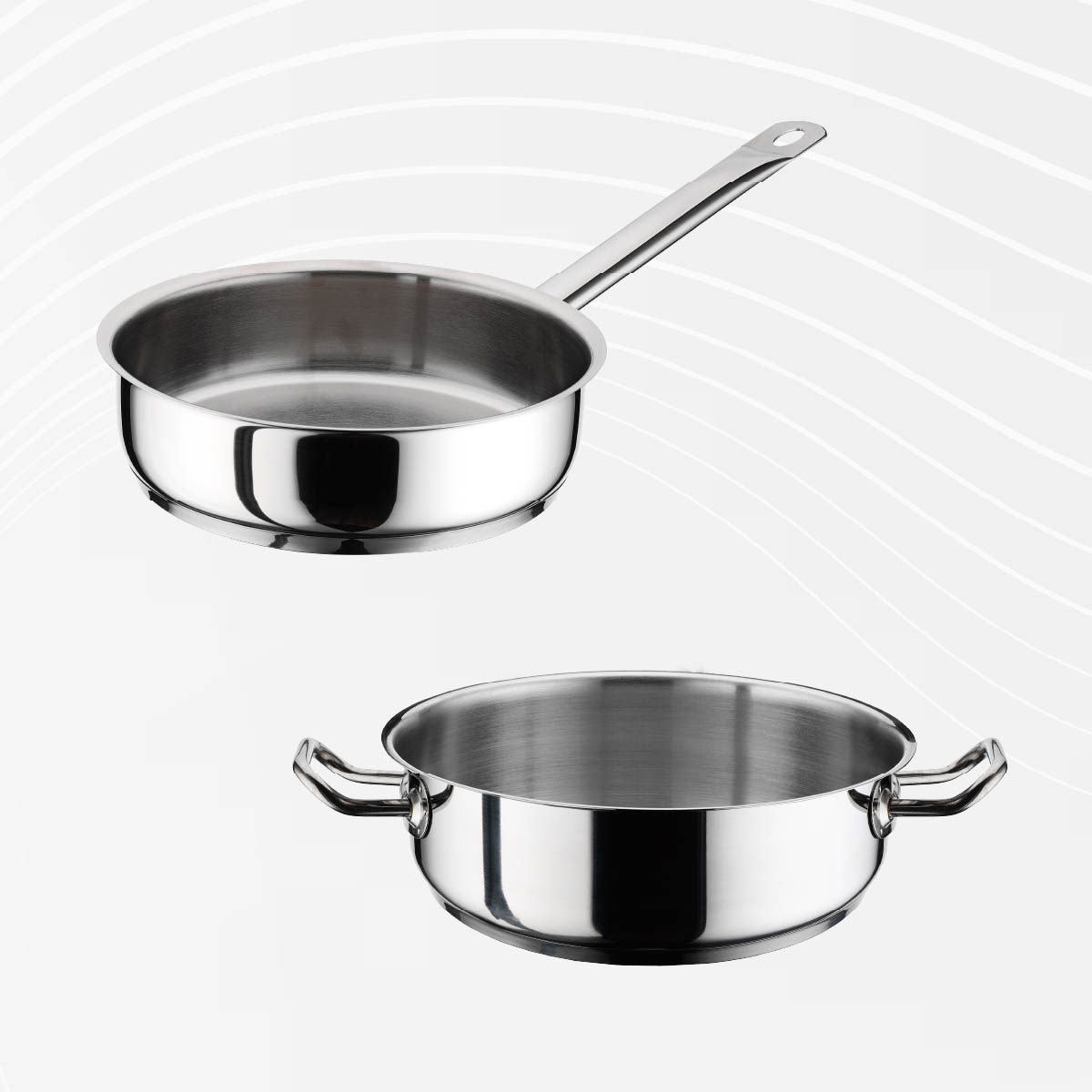 Hascevher Horeca 30x8 cm Çift Kulp Tava
